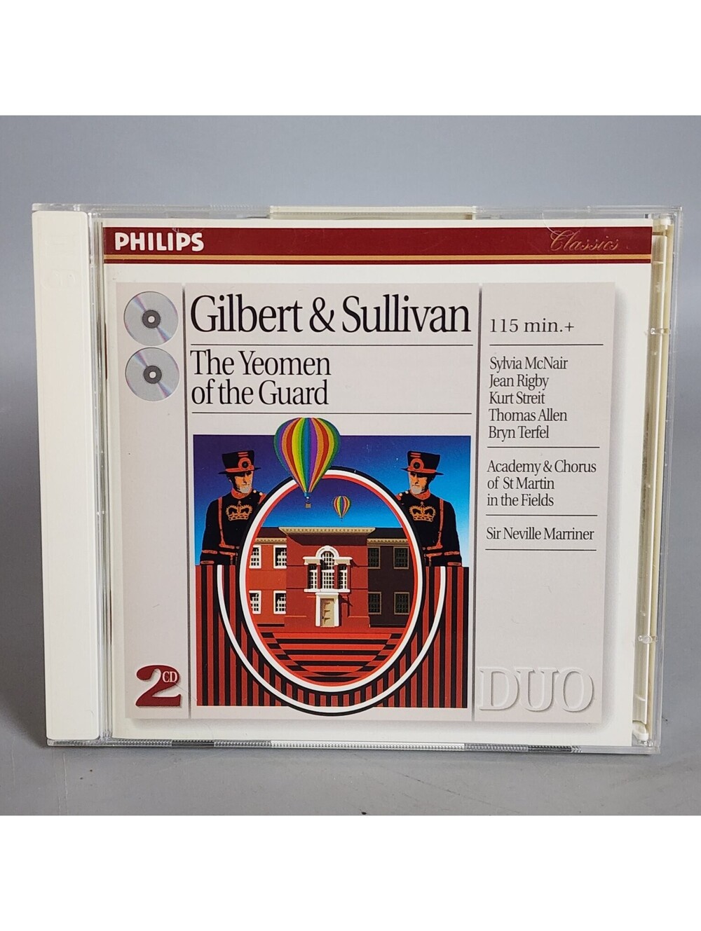 Gilbert & Sullivan The Yeomen of the Guard 2 CD Set Philips Classics Sir Neville